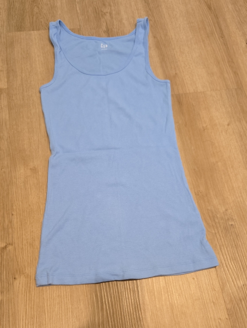 GAP Women’s Sky Blue Ribbed Tank